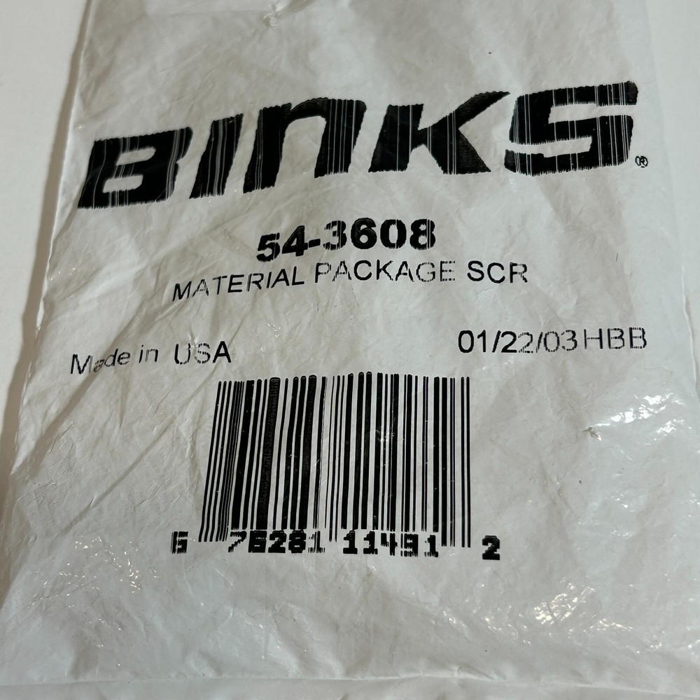 BINKS 54-3608 MATERIAL PACKAGE SCREW (D480)