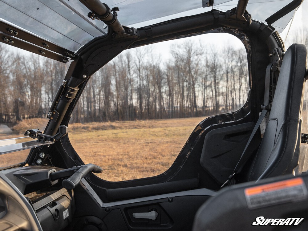 SuperATV Soft Cab Enclosure Doors for Yamaha Wolverine RMAX 2 w/ Rear Windshield