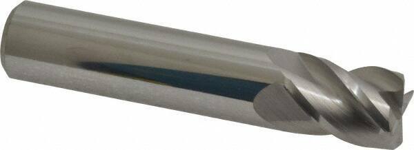 Accupro 1/2" Diam 4 Flute Single End Solid Carbide 0.03" Corner Radius End Mi...
