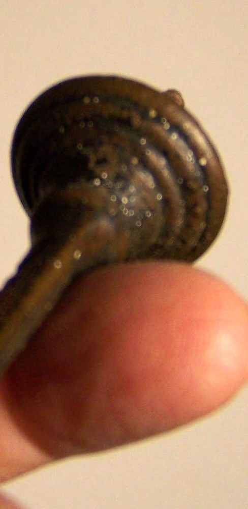 Antique, Coat, Hat Hook, Hall Tree, Wall Mount, Victorian, Brass, 4 1/2"