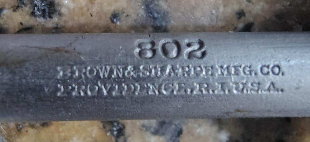 BROWN AND SHARPE NO 802 ID CALIPER