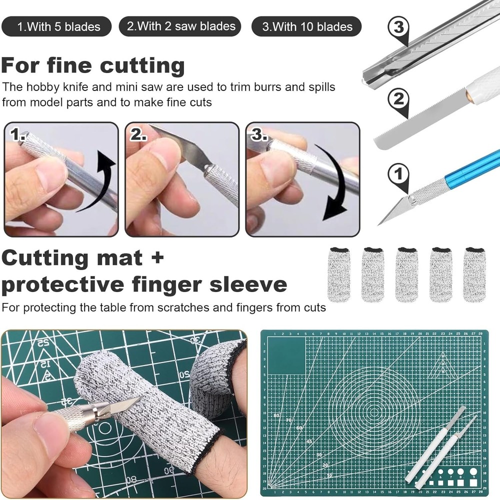 101PCS Gundam Model Tools Kit Hobby Building Tools Kit for Gundam Basic Model...
