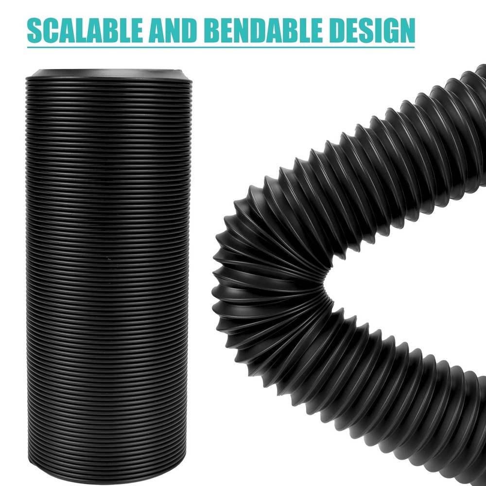 2 Pack Rain Gutter Downspout Extensions Flexible,Downspout Extender Diverter ...