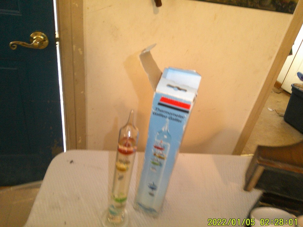 DR. FRIEDRICHS FLOATNG THERMOMETER GALILEO GALILEI