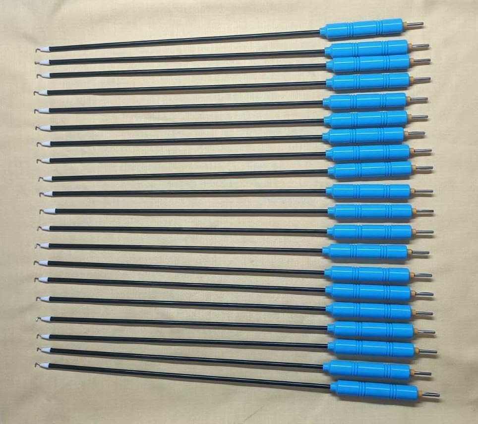 20pc Laparoscopic Monopolar L-hook 5mmx330mm Reusable High Quality Instruments