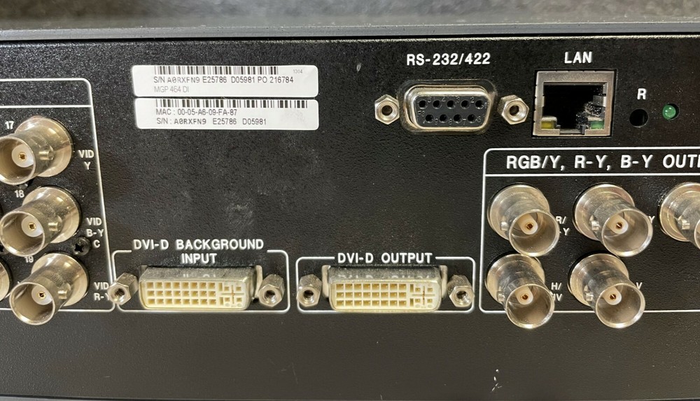 Extron MGP 464 DI Multi-Graphic Processor V4.16