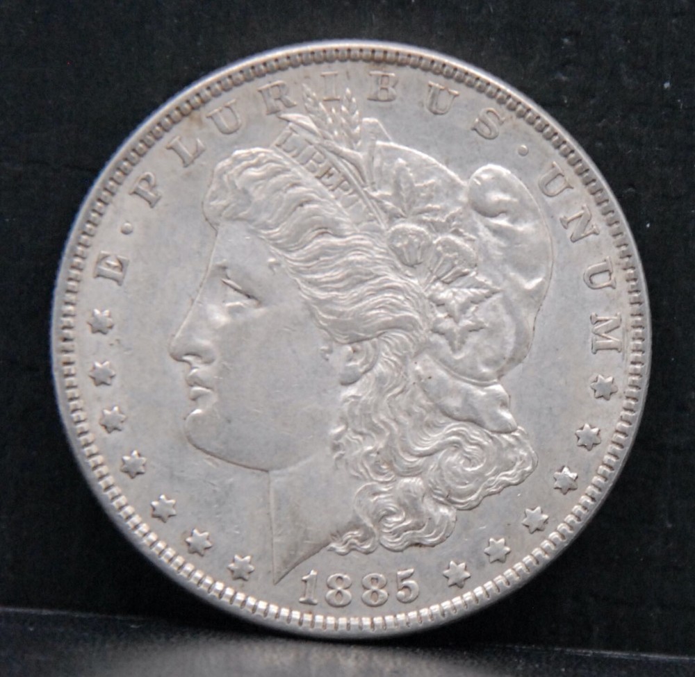 1885 Morgan Silver Dollar - AU/Uncirculated Condition