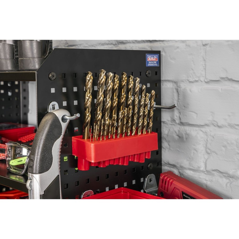 Sealey Power Tool Storage Rack with Shelves PTSR4 Garage Workshop