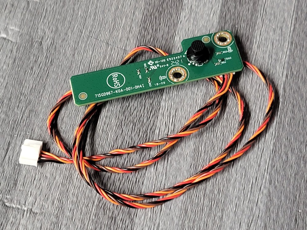 ⭐⭐⭐⭐⭐  Monitor 27" ASUS VA27UQSB Key Controller Joystick Button Board w Cable