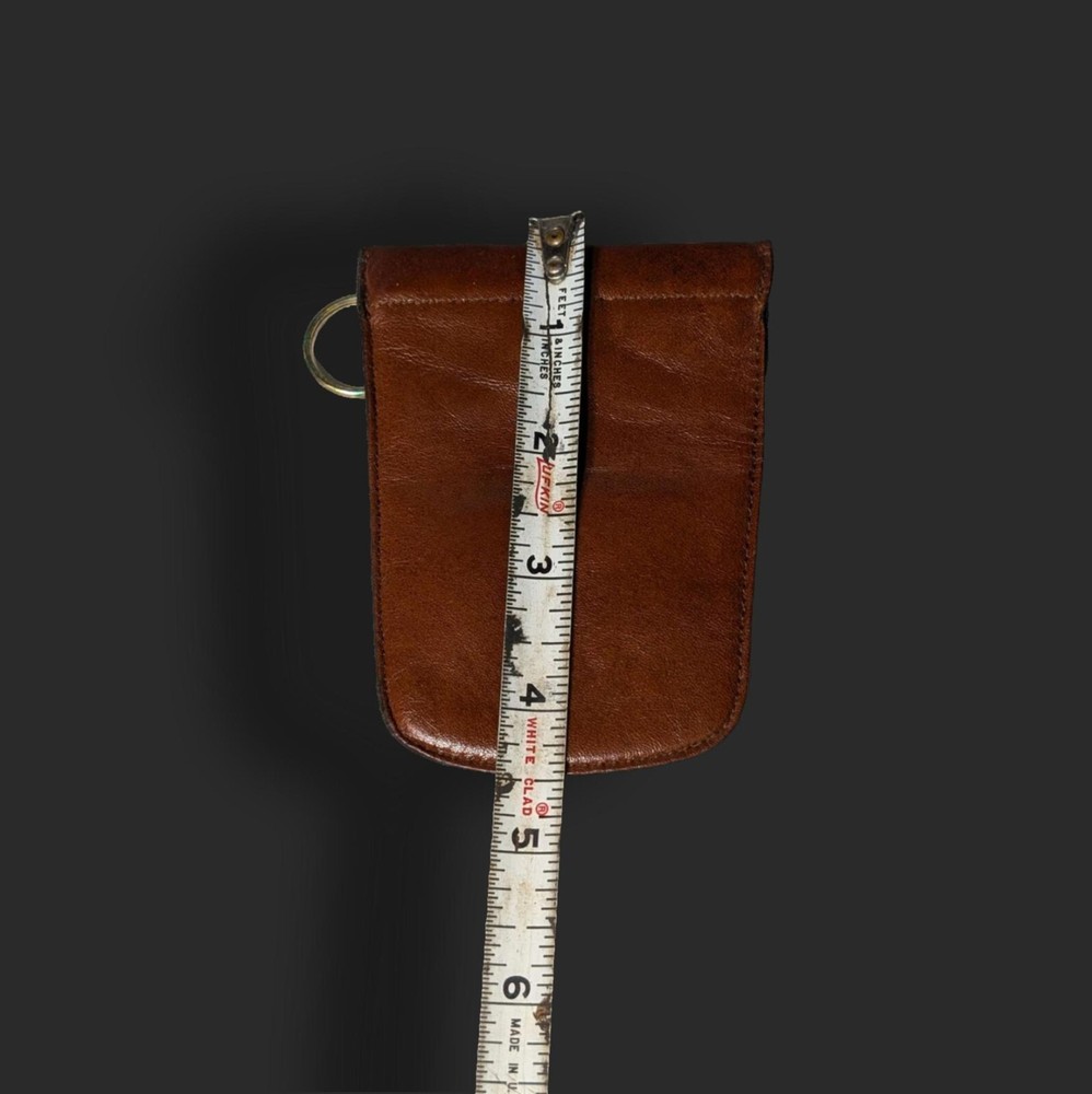 Vintage German Leather Bell Drop Key Case