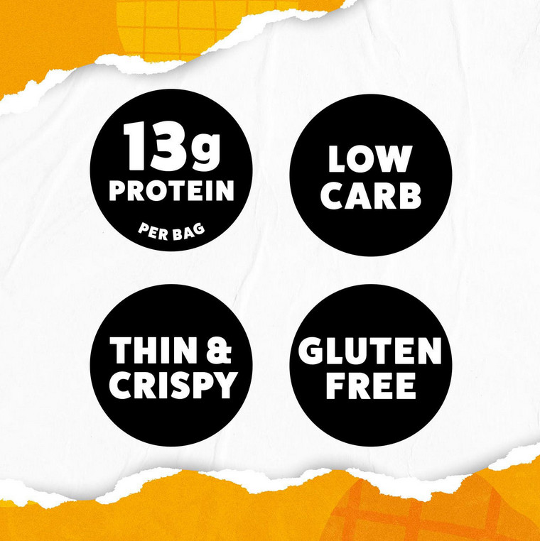 WILDE 13g Chicken & Waffles Protein Chips, 8 pk.
