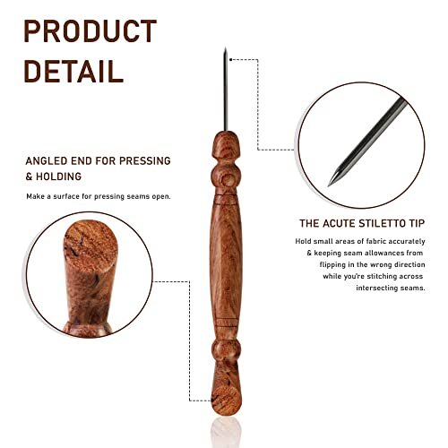Stiletto & Pressing Tool - Essential Quilting/Sewing Tool Stiletto, 1 Pieces
