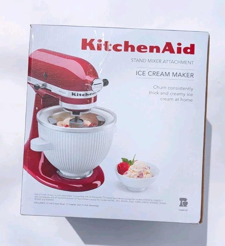 KitchenAid KSMICM Ice Cream Maker Attachment