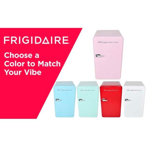 Frigidaire, 3.2 Cu. Ft. Retro Compact Refrigerator, White