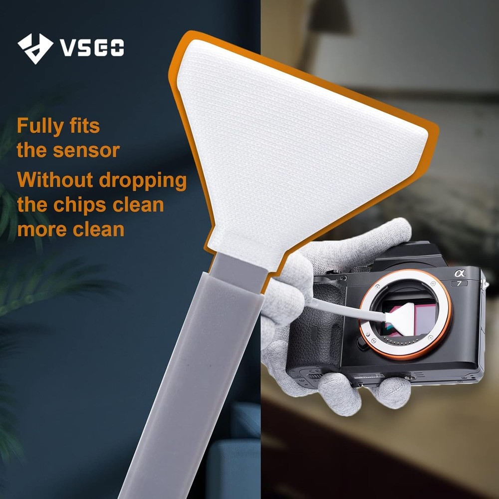 VSGO VS-S03E New Full Frame Camera Cleaning Kit 12pcs Sensor Black, White