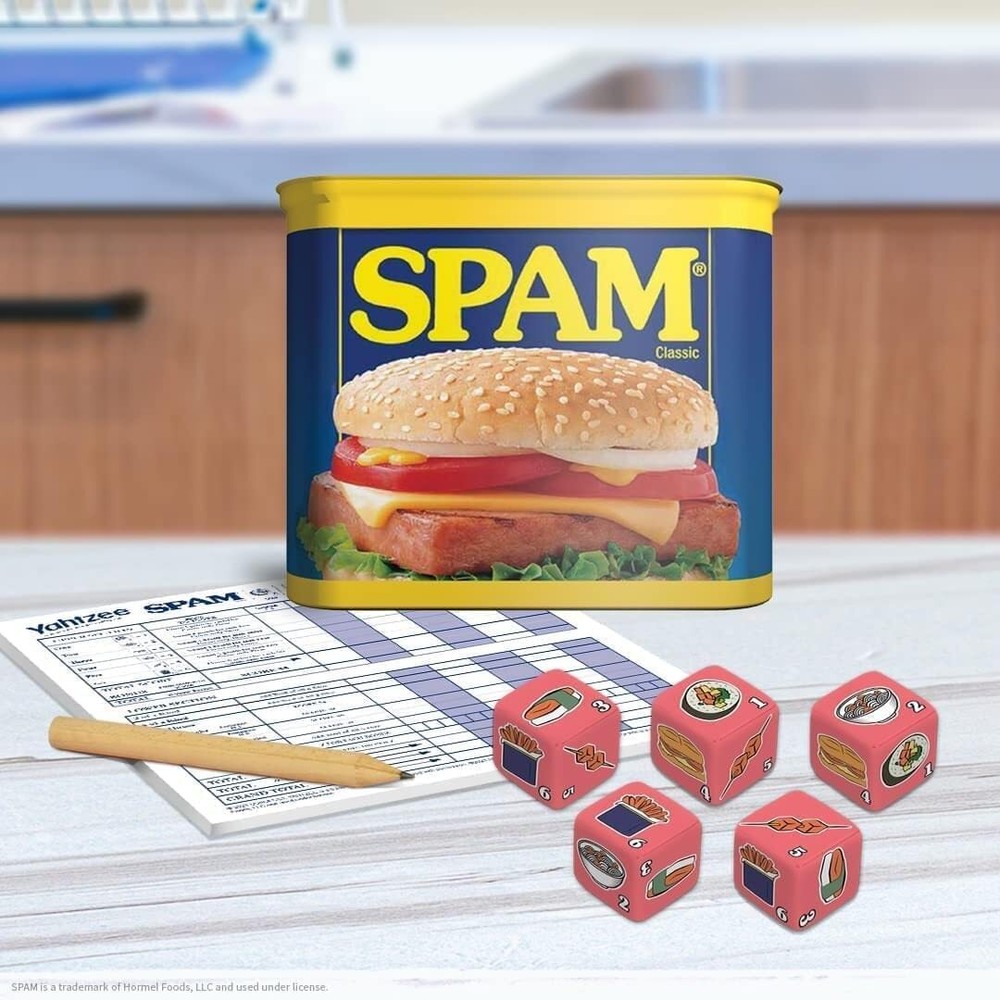 YAHTZEE: Spam Edition Dice Game