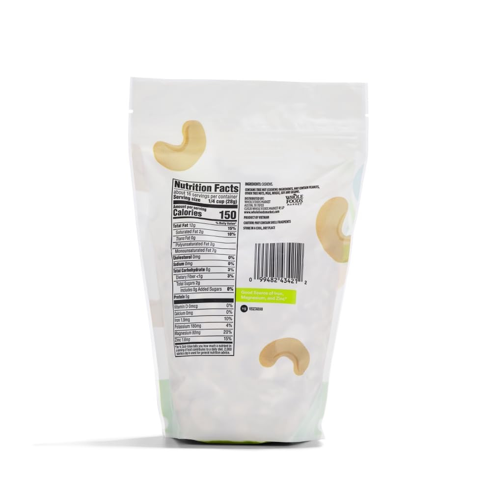 , Raw Cashews, 16 Ounce