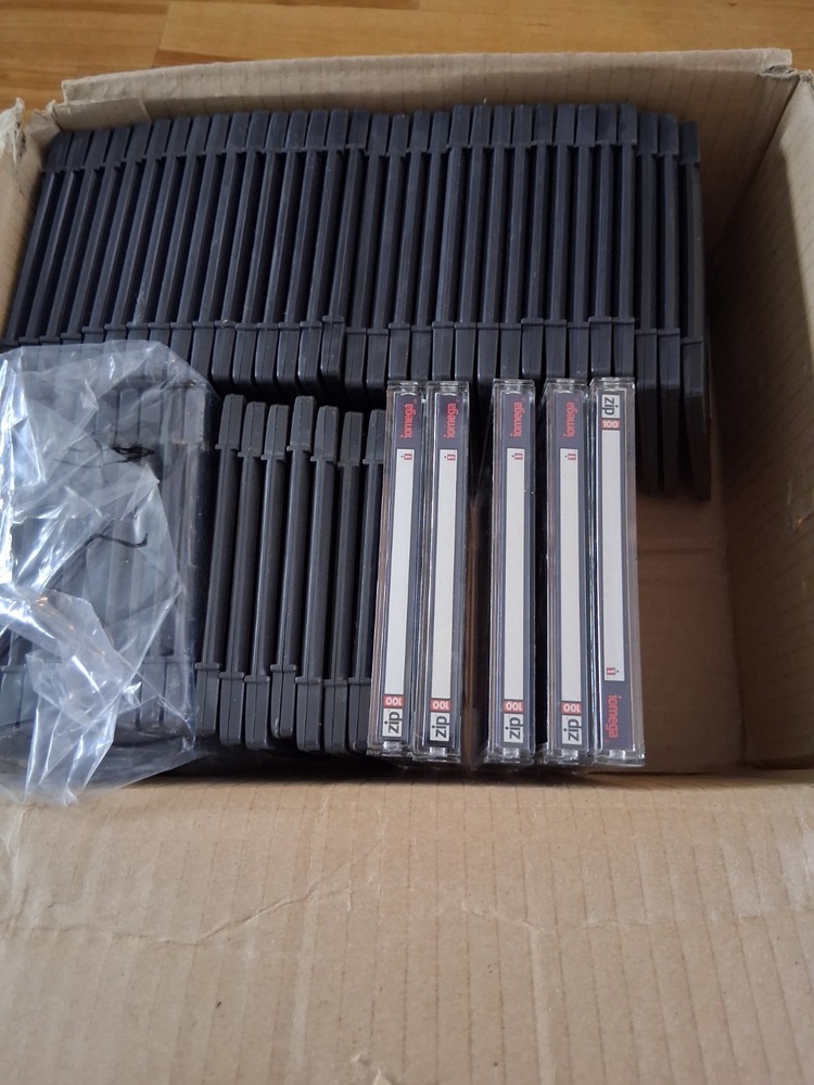 iomega zip 100 55 pack as is