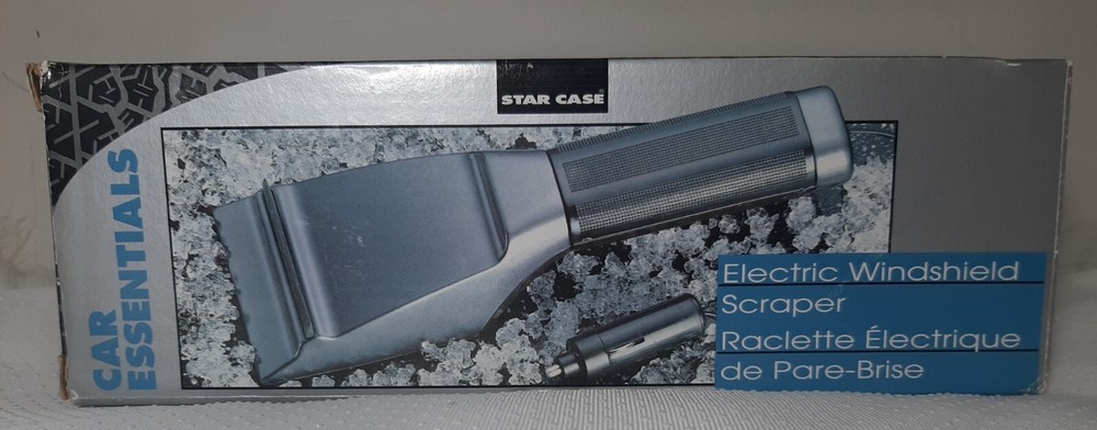 ELECTRIC WINDSHIELD SCRAPER Star case. Tested.