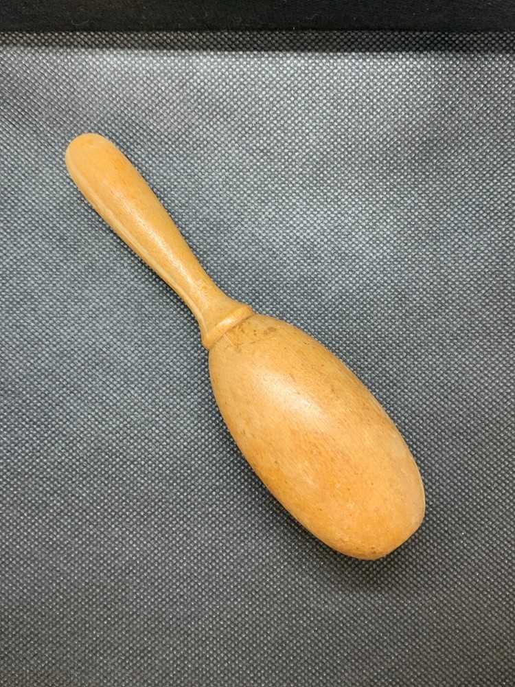 Vintage Wooden Sock Darning Egg Mending Tool