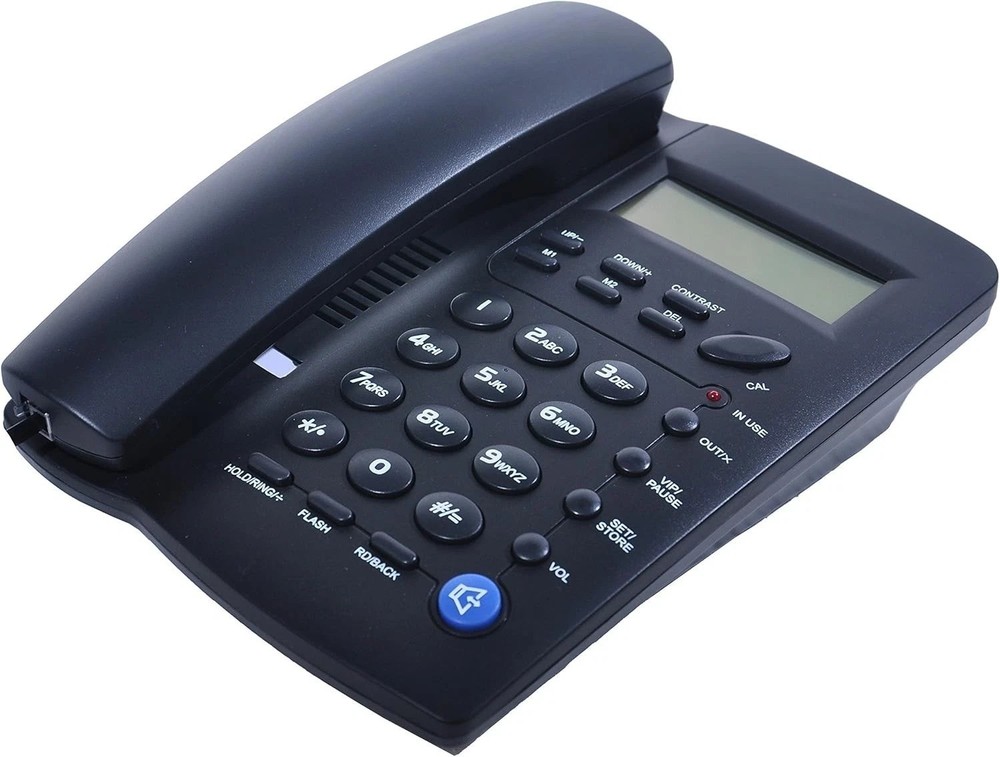 Stylish Desk Phone with Caller ID & Speaker Function
