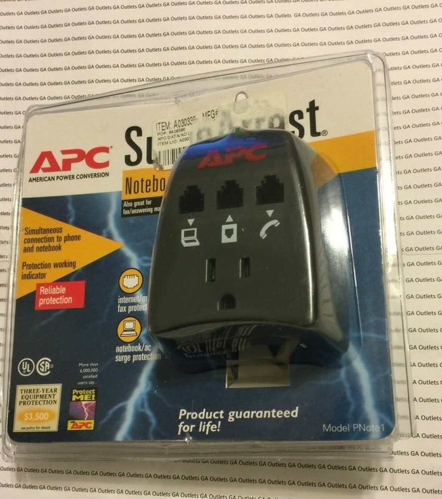 APC Notebook Surge Arrest Protector