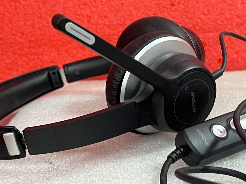 MPOW BH328A Wired Headset with Volume Control Dongle