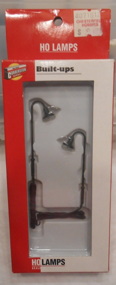 Walthers Cornerstone Built Ups HO Platform Lights 2 Pack - 933-1093