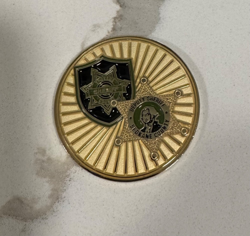 Spokane County Sheriff challenge coin