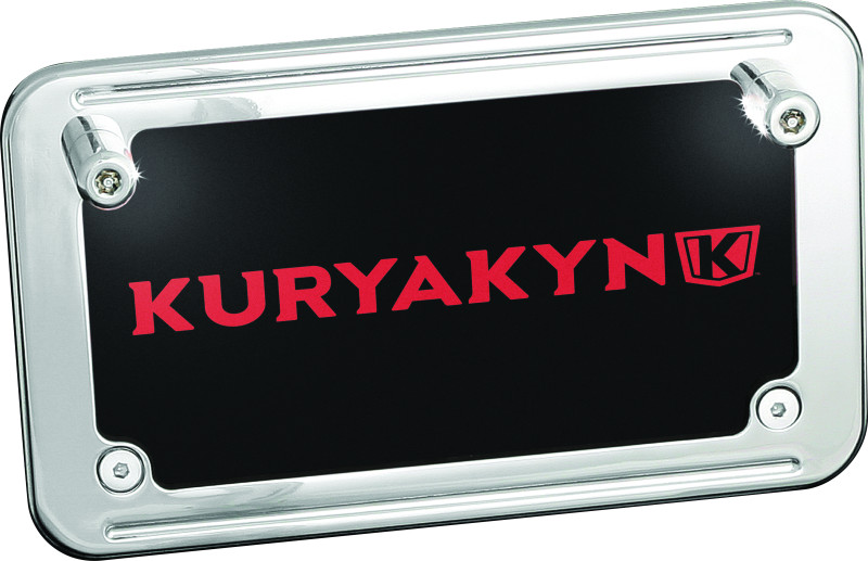 Kuryakyn LED License Plate Bolt Lights - White, Chrome, 6mm Thread