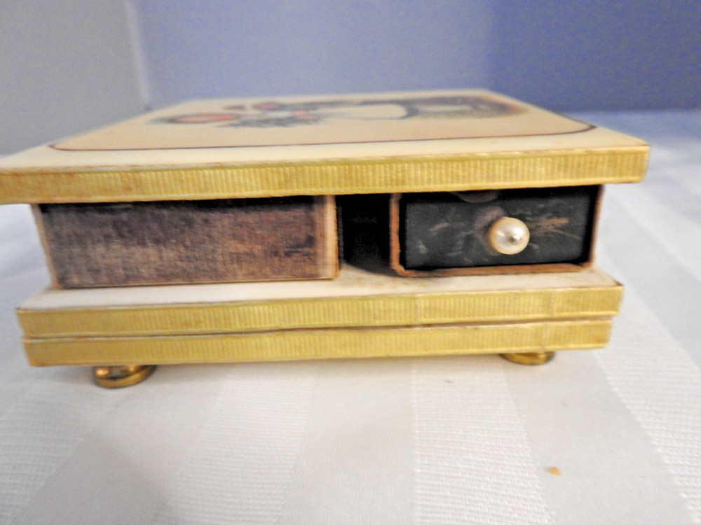 Vintage Matchbox Holder with Matches