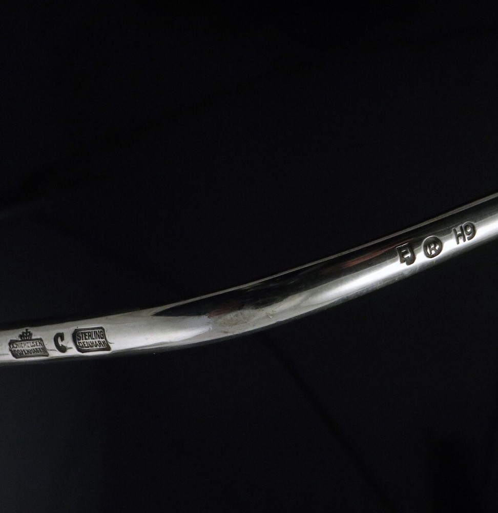 A. Michelsen. Sterling Silver Candle Holder - Eigil Jensen.