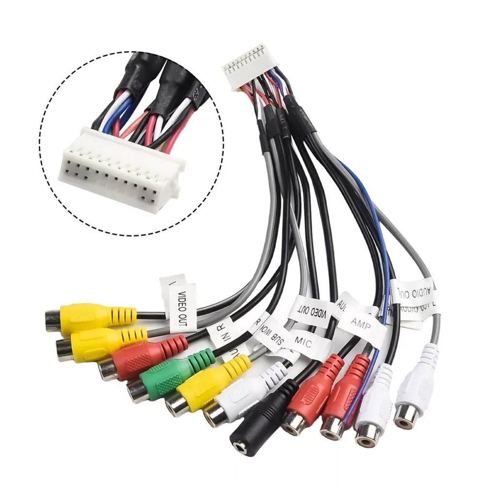 Precision Designed Dual XDCPA10BT AV Input Output Camera Cable Adapter 20 Pin B