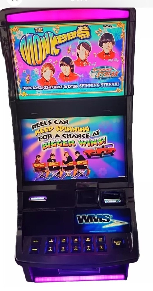 WMS BB2 SLOT MACHINE GAME SOFTWARE THE MONKEES (MONKEYS) TESTED GAME CARD ONLY