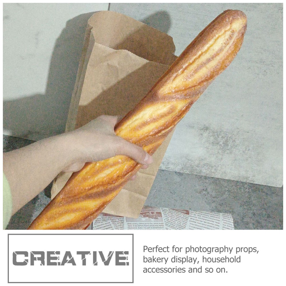 Fake Bread Artificial Loaf Bread Simulation Food Model Decoration Kitchen Prop