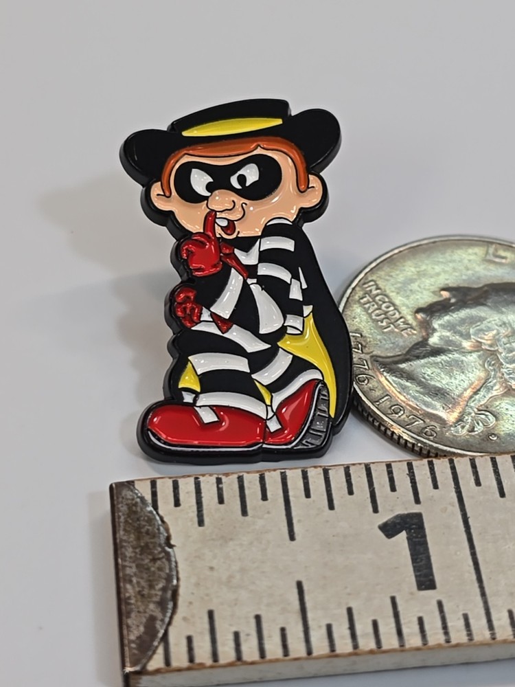 Hamburgerler McDonald's Character Lapel Pin
