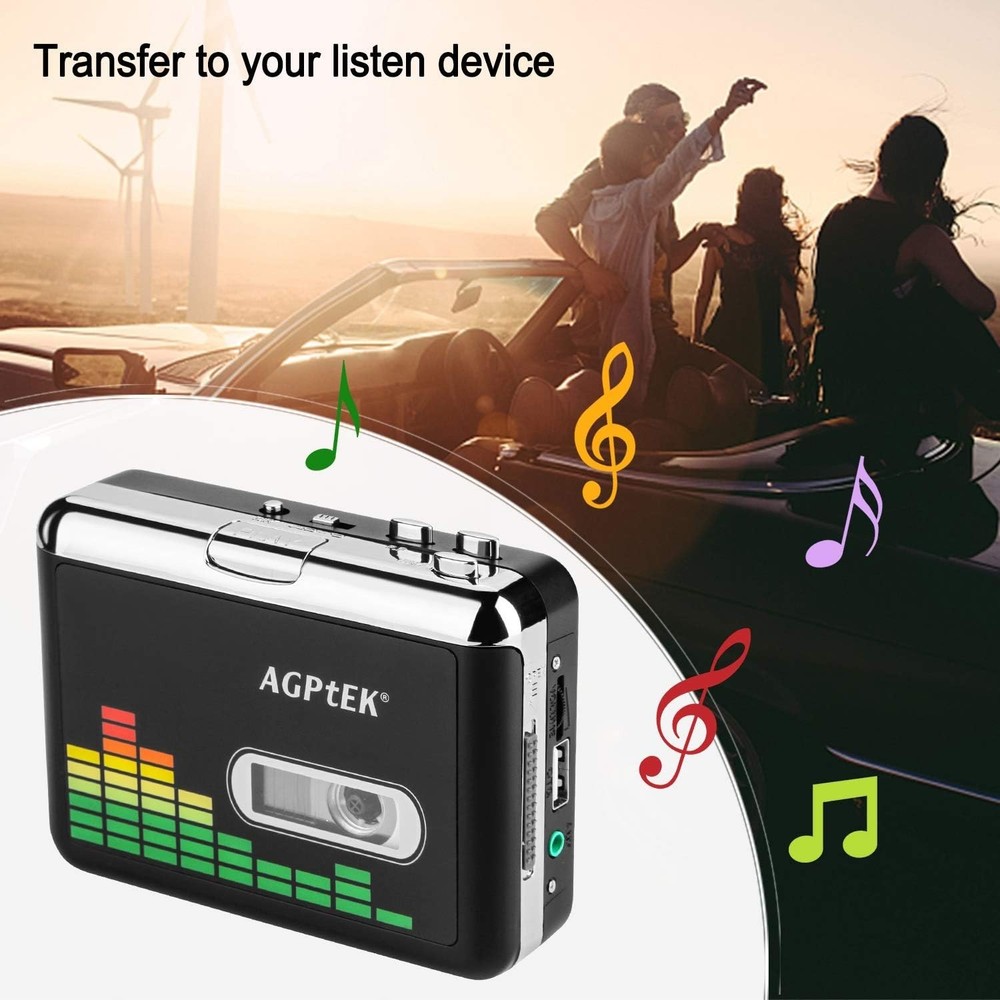 Walkman Cassette Audio Player with Earphones