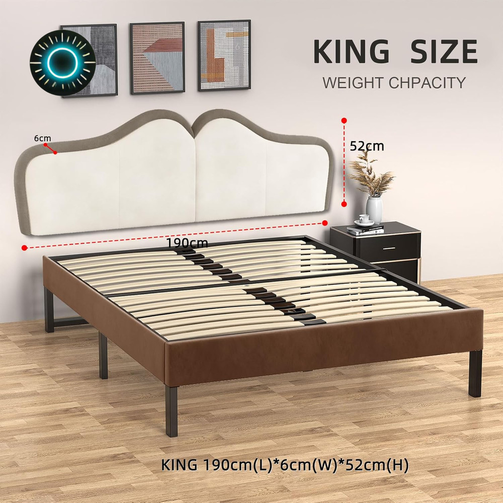 Headboards King Size headboard for Adjustable Bed Head Board Panels Upholstered