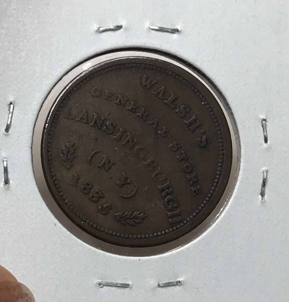 1834 Hard Times Token Lafayette