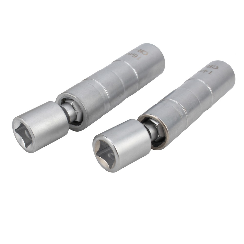 14MM 16MM Thin Wall Magnetic Swivel Spark Plug Socket 12-Point Removal Tools