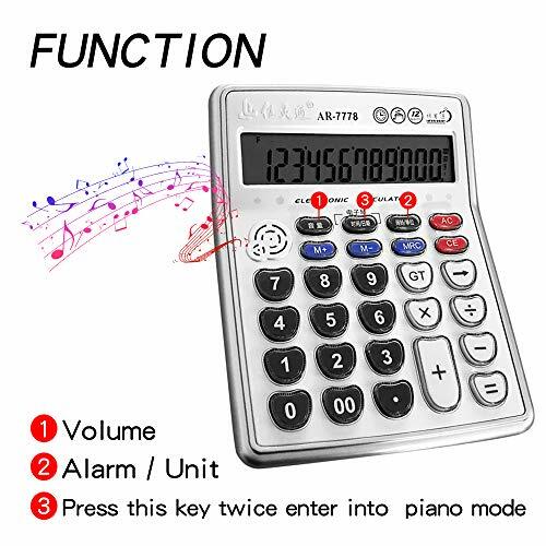 Musical Calculator AR-7778 Music Function Electronic Office Calculator Working