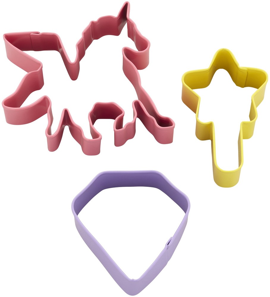 Cookie Cutter 3/Pkg Unicorn, Wand, Diamond