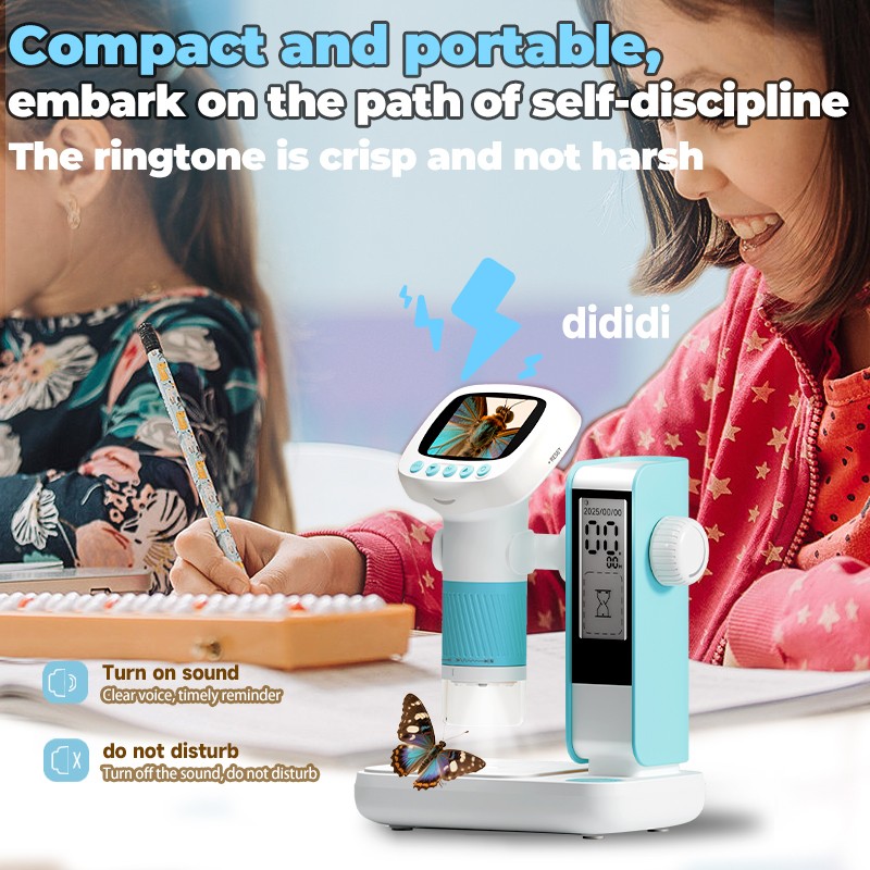 Microscope Gift for Kids 2.0" Screen, High-Definition Digital Pocket  Microscope