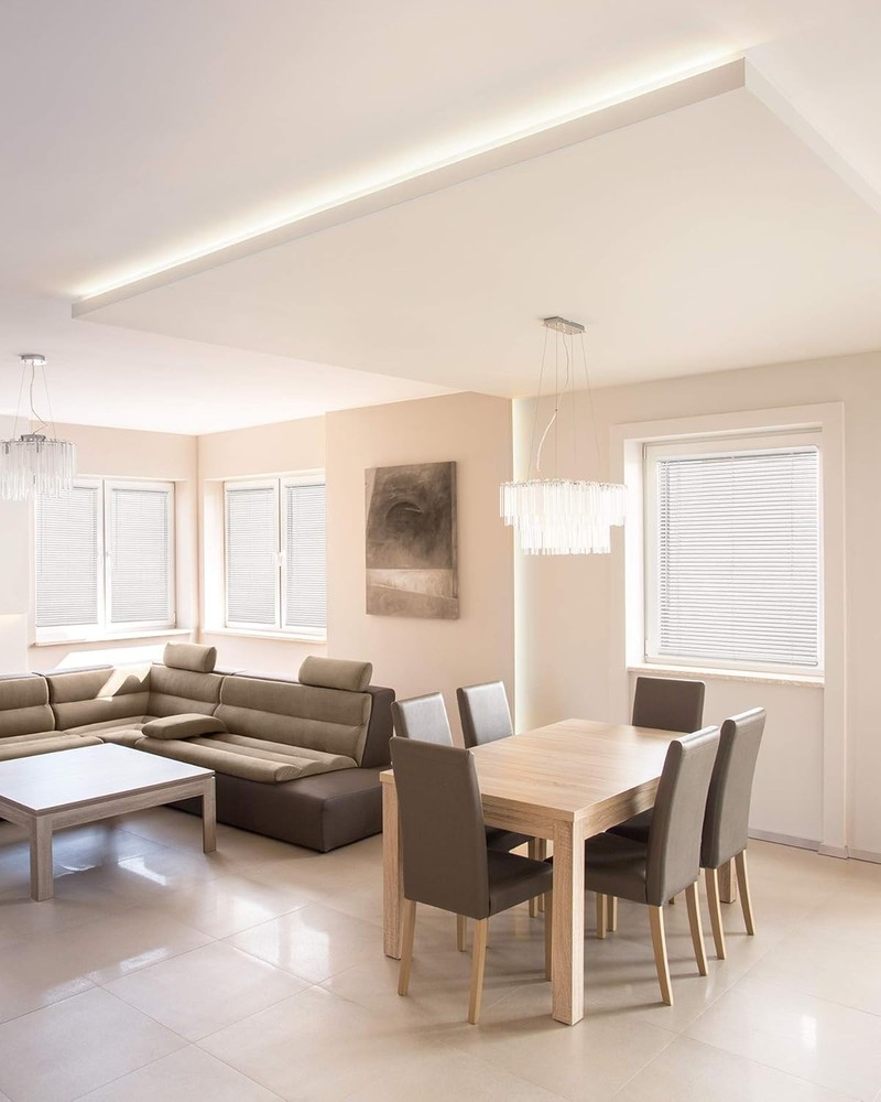 Versatile 12"x72" White Horizontal Mini Blinds - Easy Install & Adjustable Light