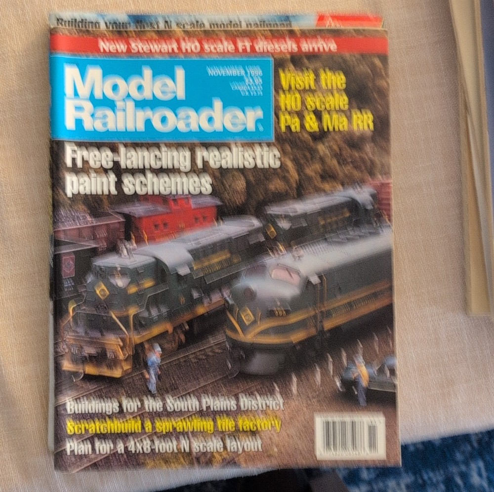 Model Railroader 1996 complete year all 12 issues