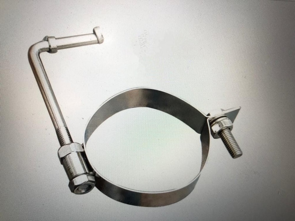 3.5" Universal Stainless Backbox Hanger Exhaust Bracket Silencer Mount Bar Strap