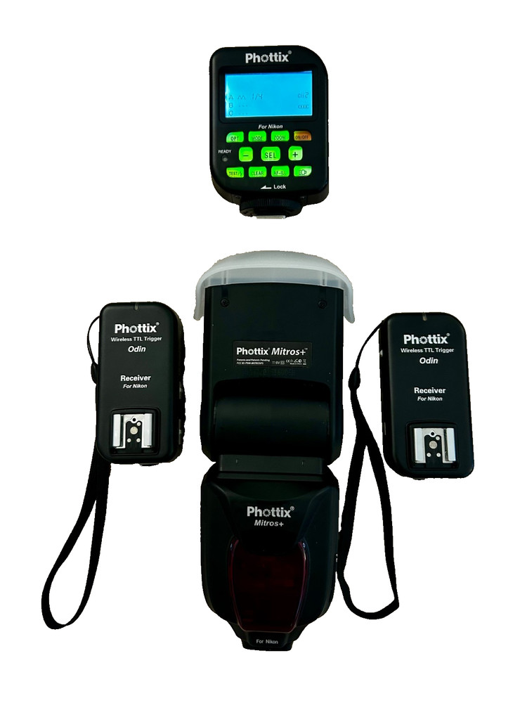 Phottix Mitros TTL Flash and Odin Flash Trigger for Nikon