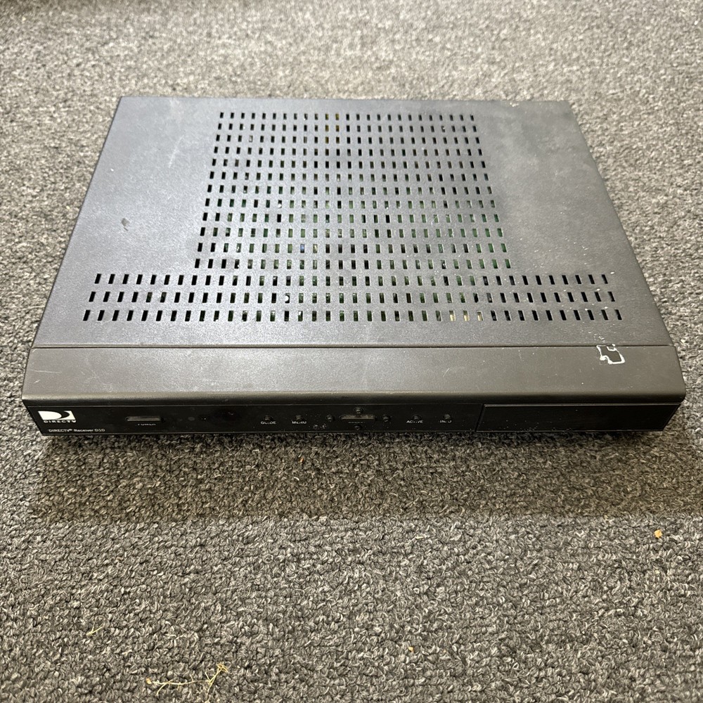 DirecTV D10 Digital Satellite Receiver Box SD DVR Ready No Remote- Works