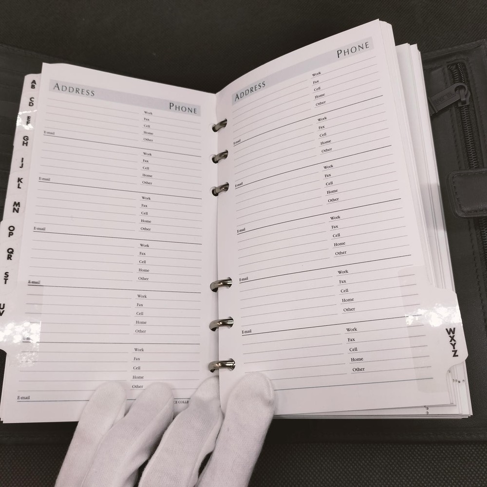 Tumi 6 Hole System Notebook