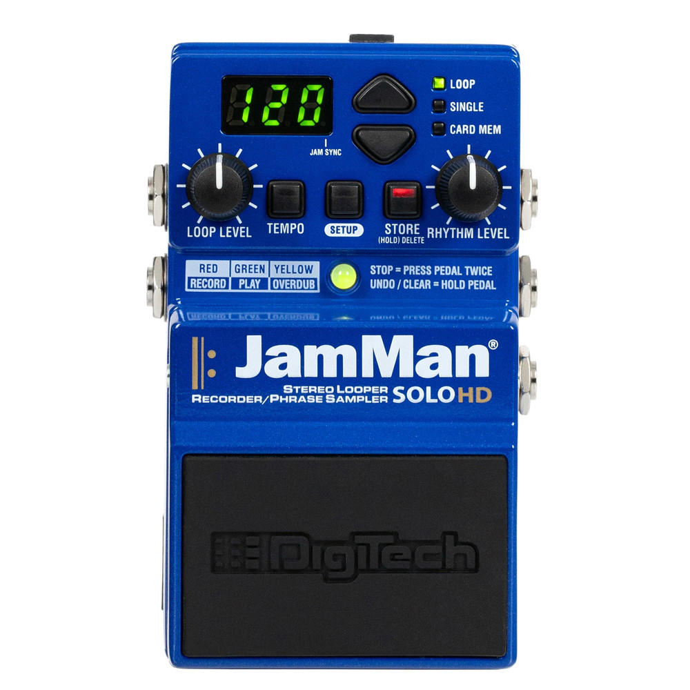 DigiTech JamMan Solo HD Compact Stereo Looper Pedal